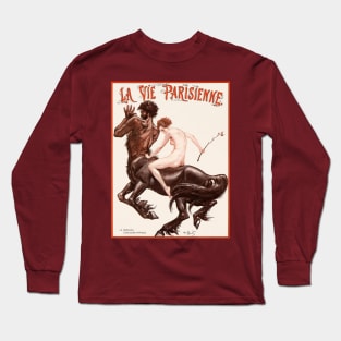 Cover of La Vie Parisienne: Bacchante riding a Centaur Long Sleeve T-Shirt